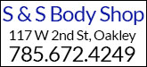 S & S Body Shop Sponsorship Banner