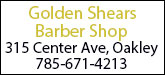 Golden Shears Barber Shop Sponsorship Banner